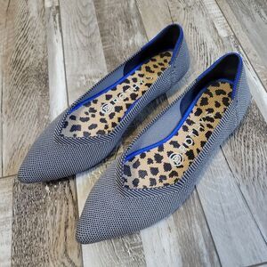 Rothy's Gray Point Flats Size 7